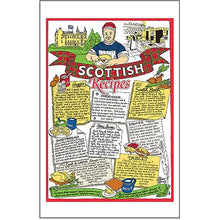 Load image into Gallery viewer, Scottish Recipes Tea Towel - The Scot Box