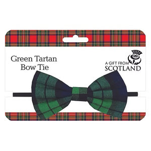 Green Tartan Bow Tie - The Scot Box